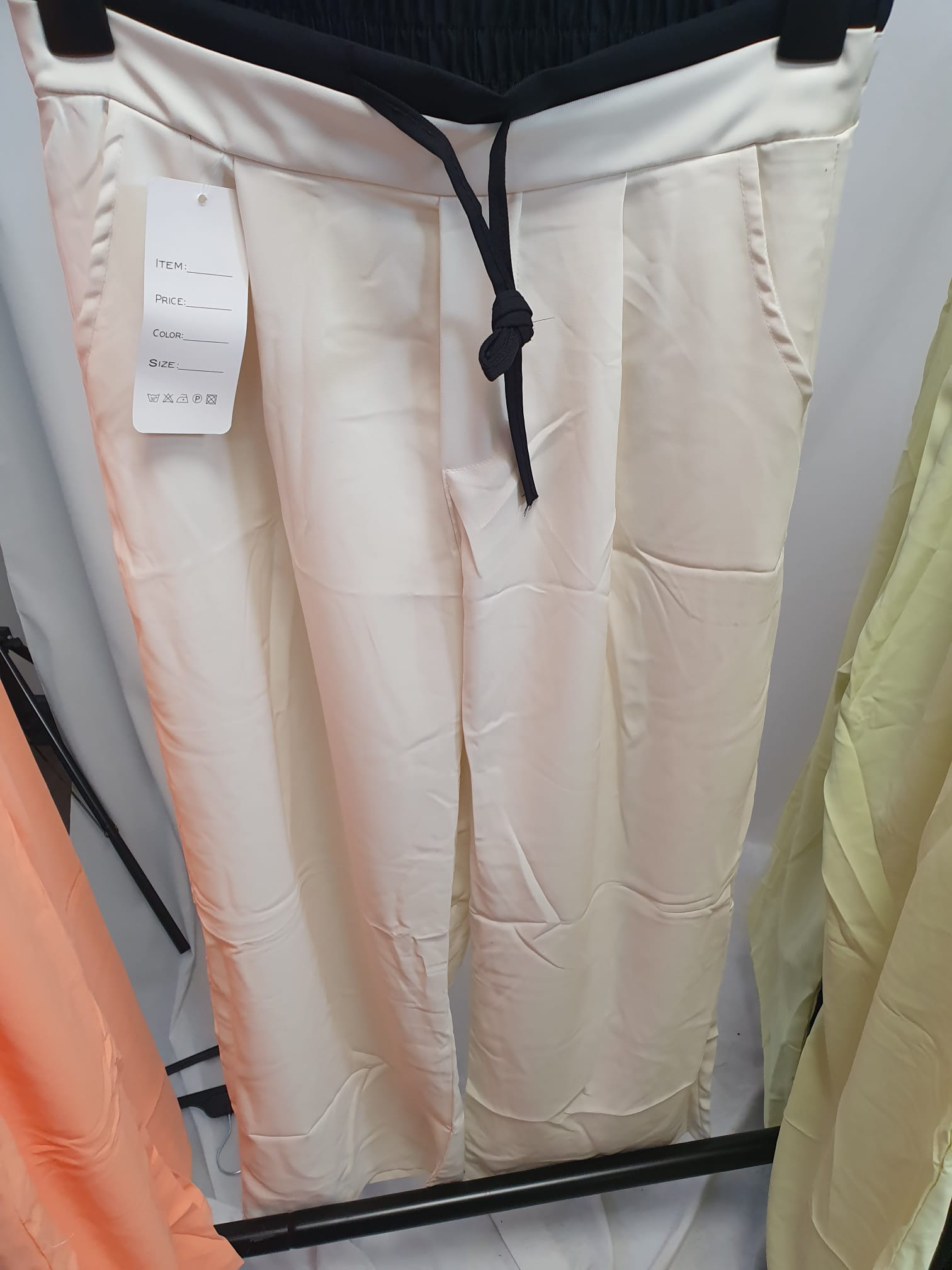 Drawstring Waist Trousers - Relaxed Fit - Various Colours