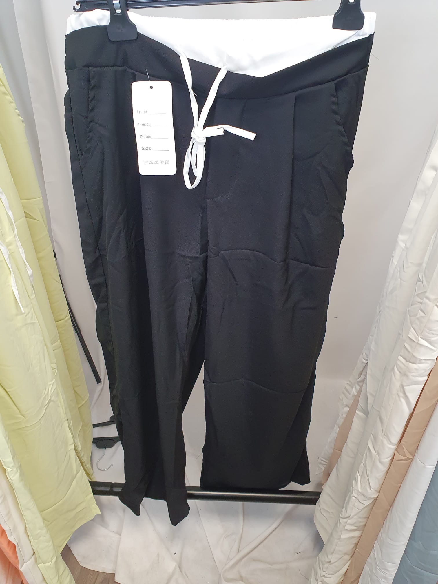 Drawstring Waist Trousers - Relaxed Fit - Various Colours