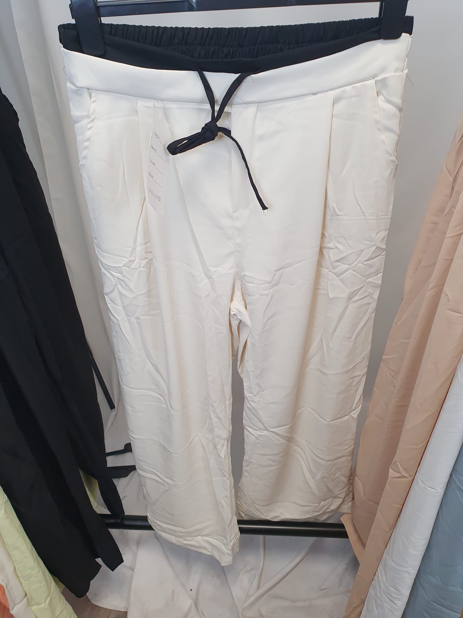 Drawstring Waist Trousers - Relaxed Fit - Various Colours