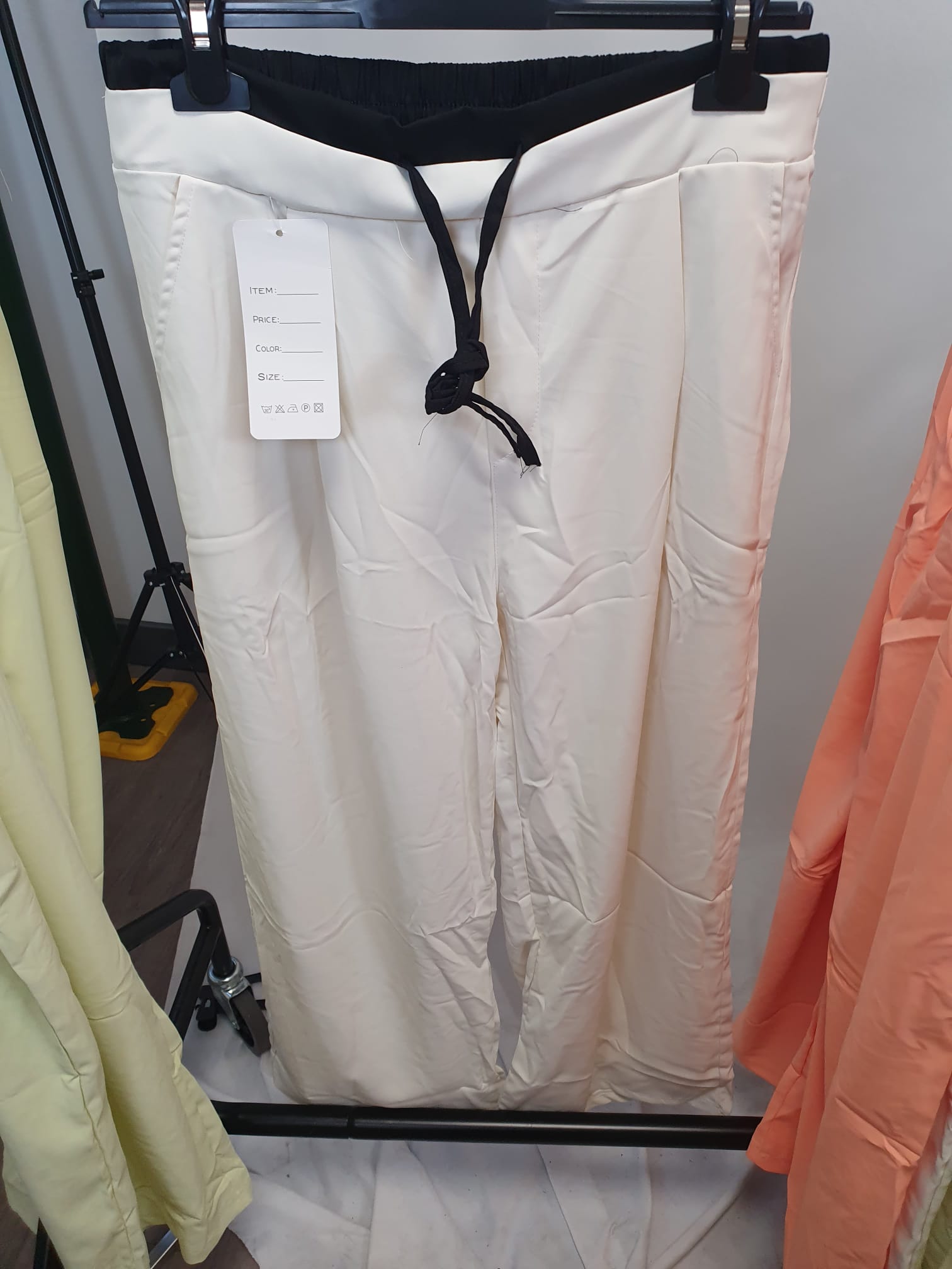 Drawstring Waist Trousers - Relaxed Fit - Various Colours